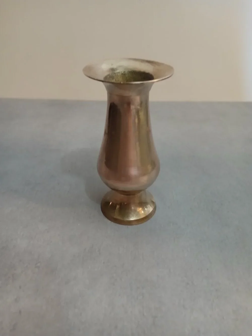 Vintage Solid Brass Mini Bud Vase